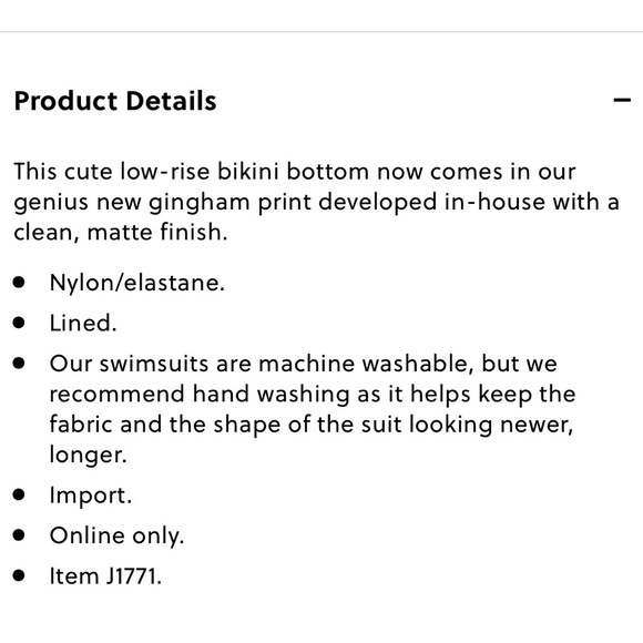 J. Crew Gingham Plaid Bandeau Bikini Lilac Peony M - Picture 8 of 8